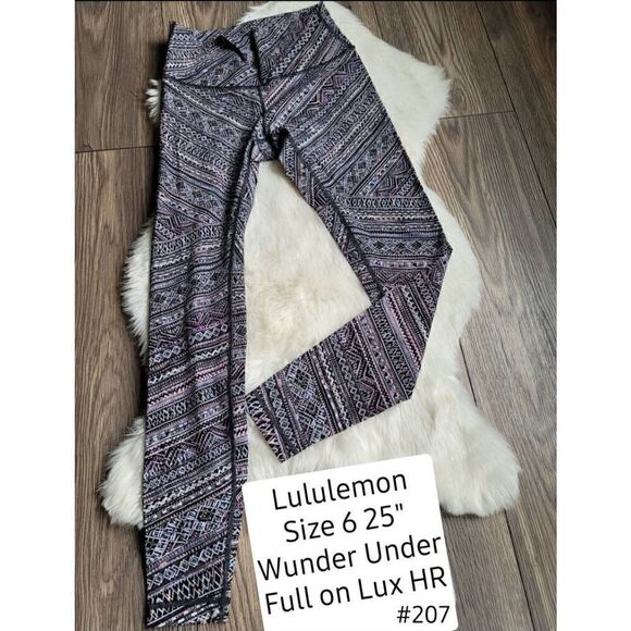 Lululemon Size 6 Wunder Under - Picture 2 of 3